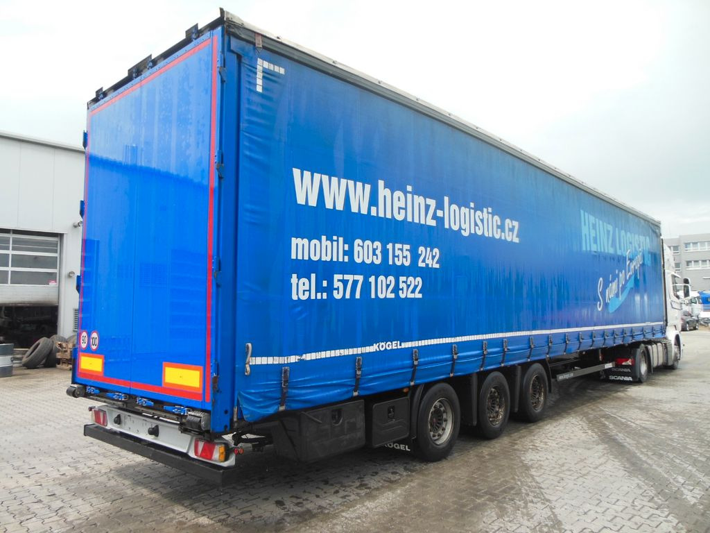 Kögel SN 24, LOWDECK, SAF, LIFTACHSE - Curtainsider semi-trailer: picture 1 Kögel SN 24, LOWDECK, SAF, LIFTACHSE - Curtainsider semi-trailer: picture 1