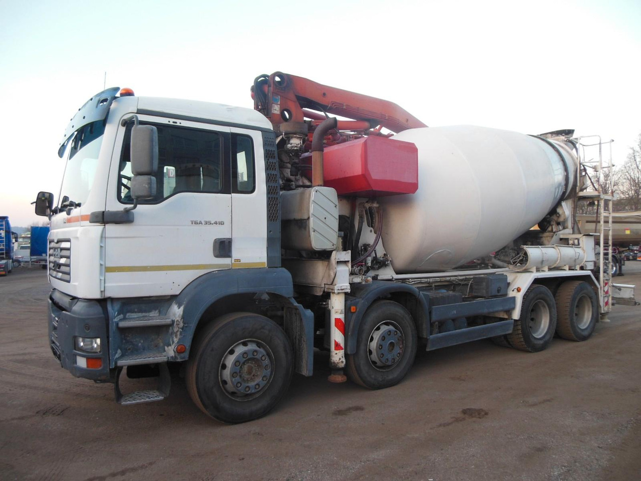 MAN TGA 35.410, 8X4, MIX + PUMPE 24M - Concrete pump truck: picture 1 MAN TGA 35.410, 8X4, MIX + PUMPE 24M - Concrete pump truck: picture 1