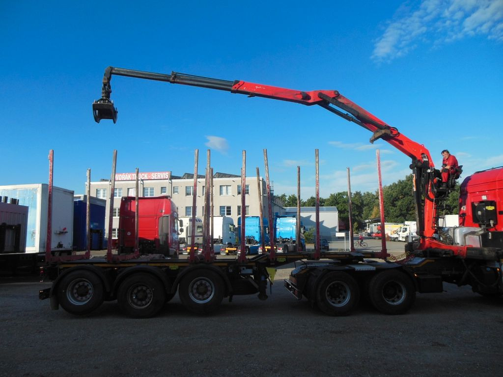 Timber truck, Crane truck Scania R450,6X4, KRAN, EPSILON 170 + UMIKOV TELESKOP: picture 16