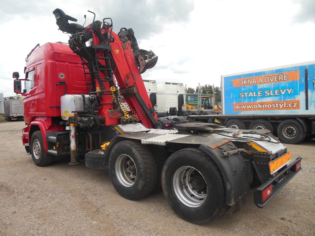 Timber truck, Crane truck Scania R450,6X4, KRAN, EPSILON 170 + UMIKOV TELESKOP: picture 6