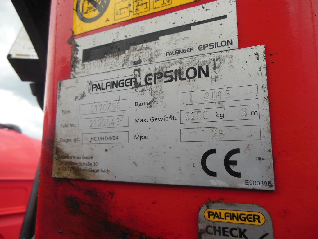Timber truck, Crane truck Scania R450,6X4, KRAN, EPSILON 170 + UMIKOV TELESKOP: picture 9