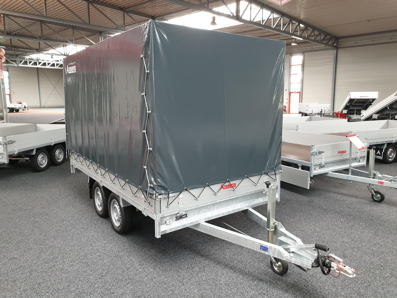 Anssems Hochlader PSX - S 3000 325x178x30cm 180cm Hochplane grau (L) 3000kg Aktion - Curtainsider trailer: picture 3 Anssems Hochlader PSX - S 3000 325x178x30cm 180cm Hochplane grau (L) 3000kg Aktion - Curtainsider trailer: picture 3