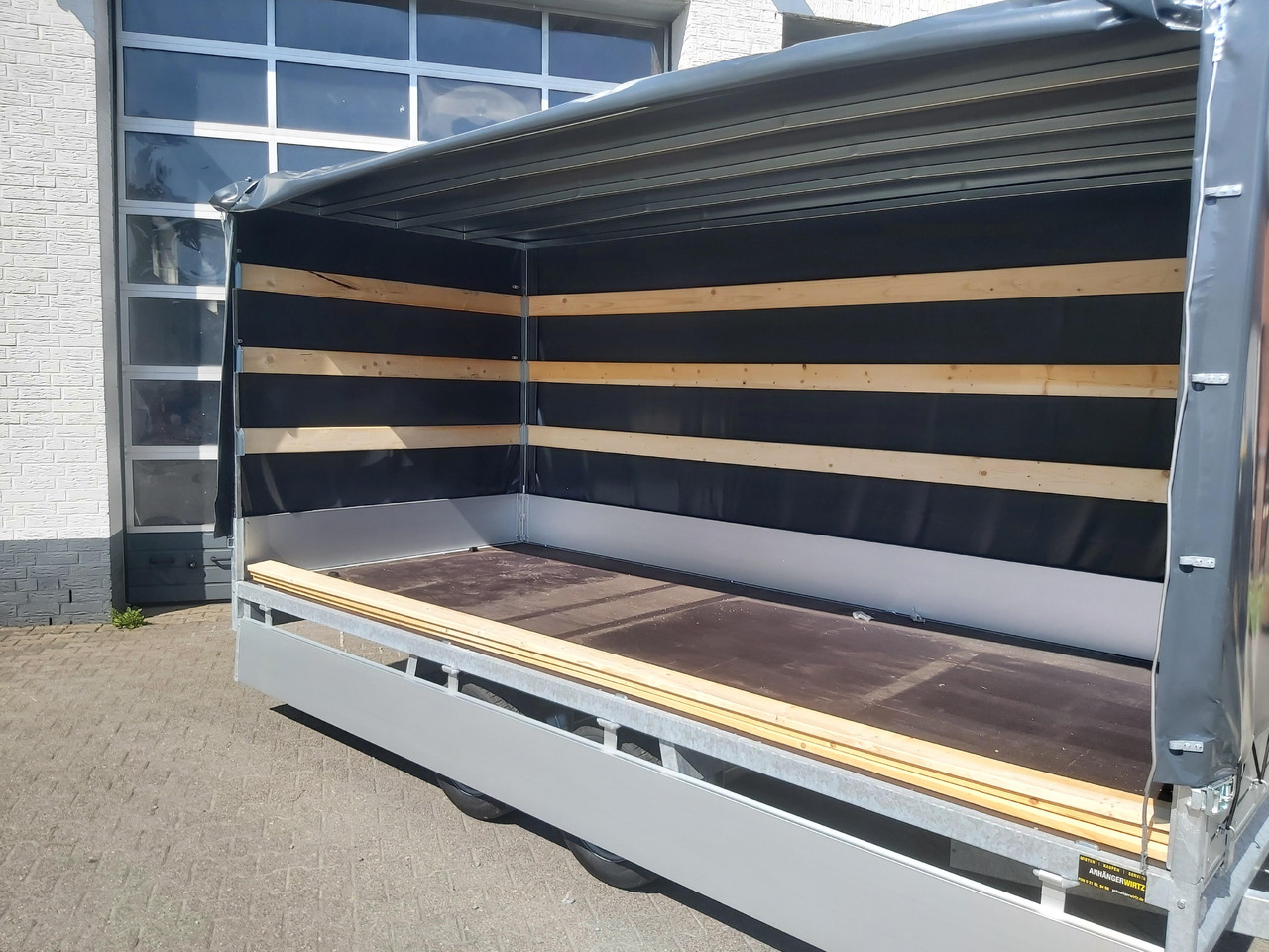 Anssems Hochlader PSX - S 3000 405x178x30cm 180cm Hochplane grau (XL) 3000kg Aktion - Curtainsider trailer: picture 2 Anssems Hochlader PSX - S 3000 405x178x30cm 180cm Hochplane grau (XL) 3000kg Aktion - Curtainsider trailer: picture 2