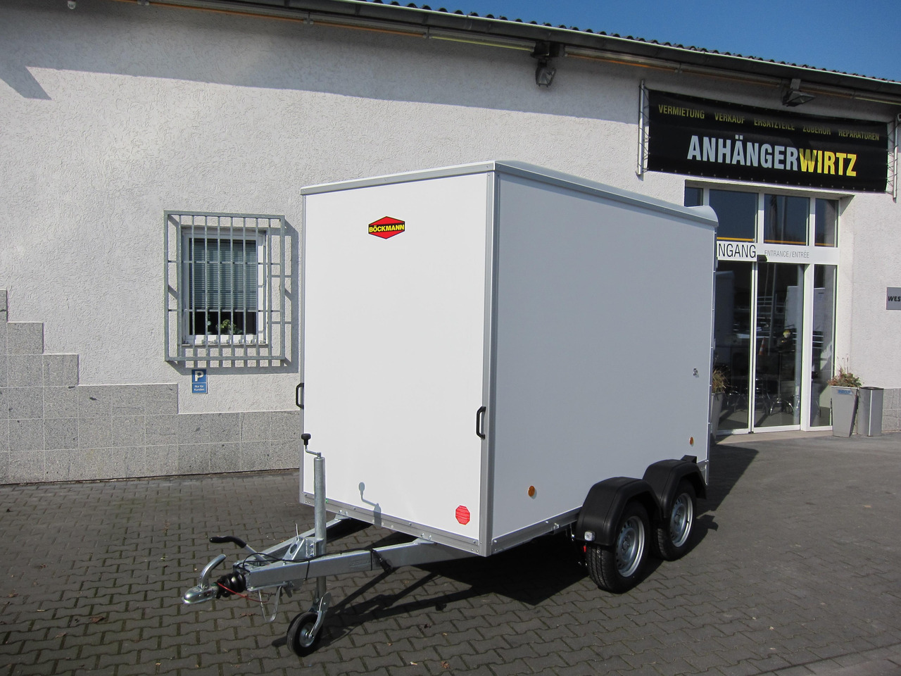 Böckmann Koffer KT 3015/20 H weiß 301x150x202cm (M) 2000kg WCF 100 km/H - Closed box trailer: picture 1 Böckmann Koffer KT 3015/20 H weiß 301x150x202cm (M) 2000kg WCF 100 km/H - Closed box trailer: picture 1