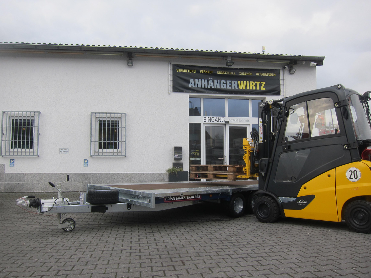 Brian James Trailer CarGO Connect 500x225cm Plateau Tridem 10" 3500kg 22 - Dropside/ Flatbed trailer: picture 2 Brian James Trailer CarGO Connect 500x225cm Plateau Tridem 10" 3500kg 22 - Dropside/ Flatbed trailer: picture 2