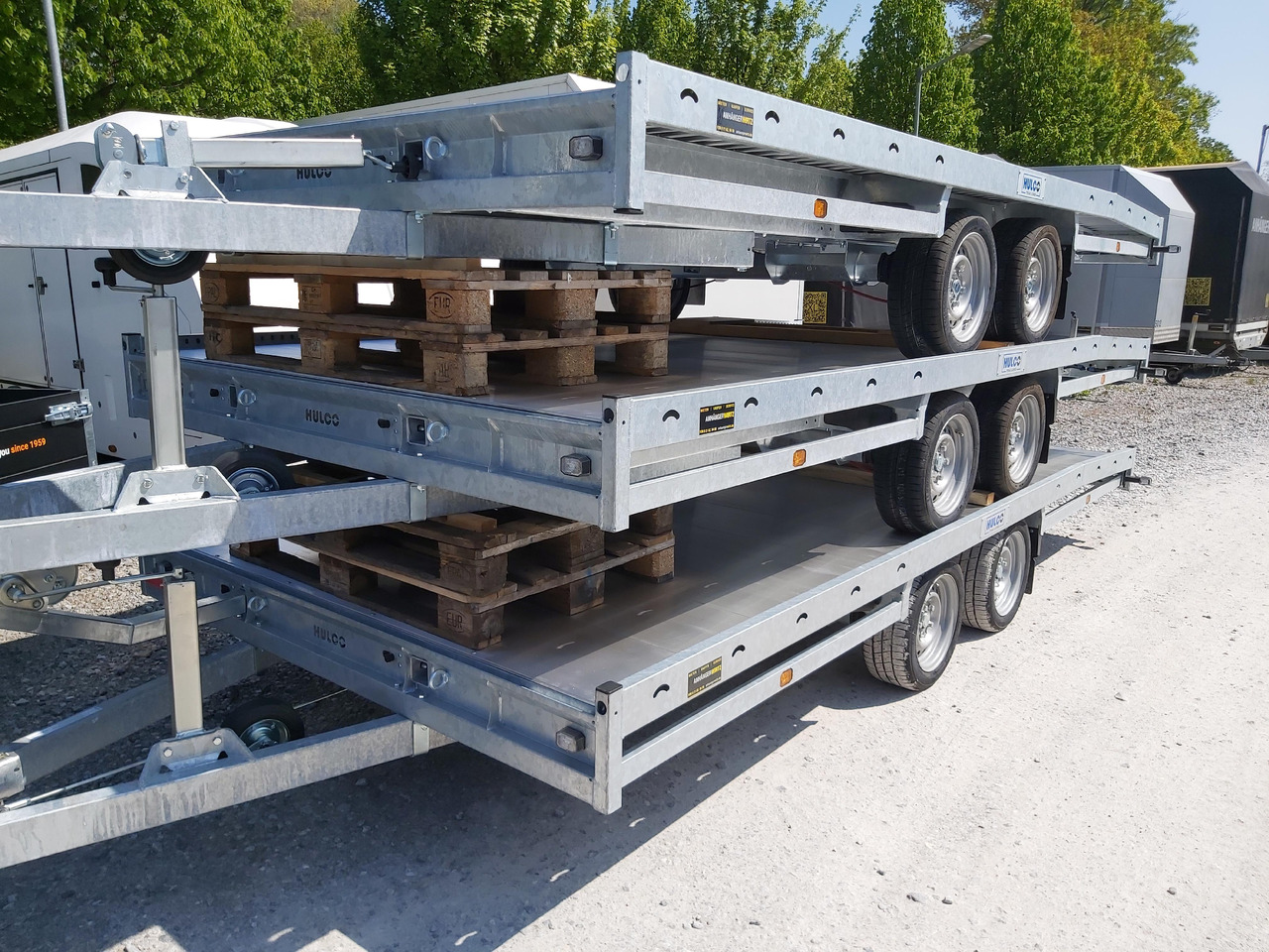 CARAX-2 3000 Multitransporter 440x207cm Aluboden Auffahrrampen 3000kg Winter Aktion - Dropside/ Flatbed trailer: picture 4 CARAX-2 3000 Multitransporter 440x207cm Aluboden Auffahrrampen 3000kg Winter Aktion - Dropside/ Flatbed trailer: picture 4