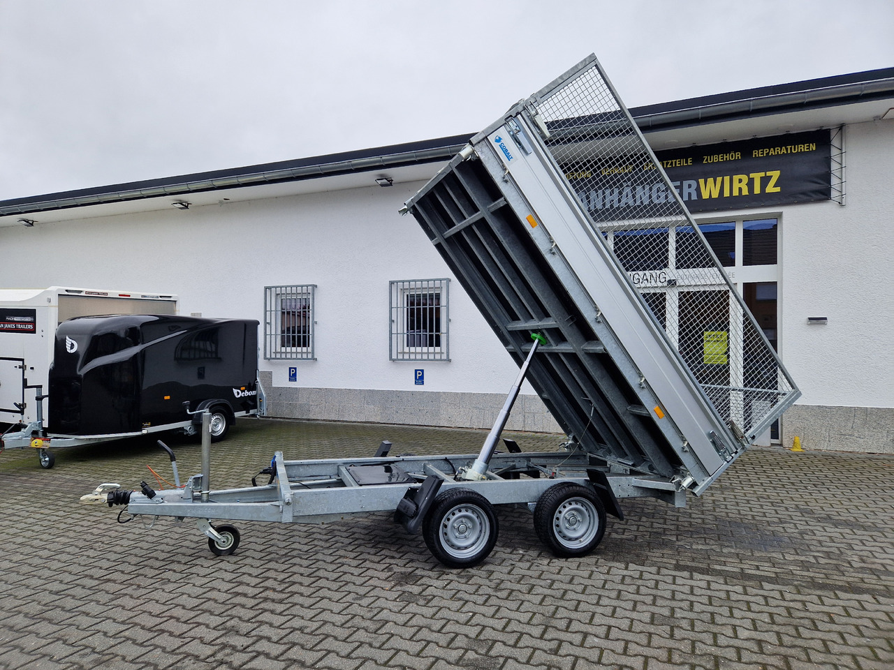 Hapert COBALT HM-2 305x180x30cm Elektro & Laubgitter 2700kg - Tipper trailer: picture 2 Hapert COBALT HM-2 305x180x30cm Elektro & Laubgitter 2700kg - Tipper trailer: picture 2