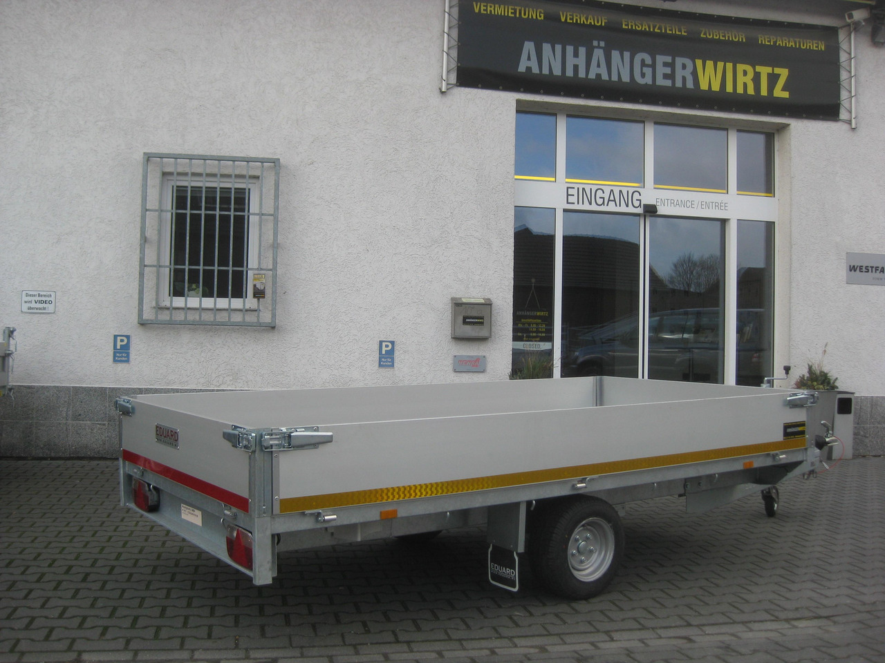 Hochlader 310x160x30cm Lfh: 56cm 10" niedrig Fahrwerk (M) 1500kg leasing Hochlader 310x160x30cm Lfh: 56cm 10" niedrig Fahrwerk (M) 1500kg: picture 6