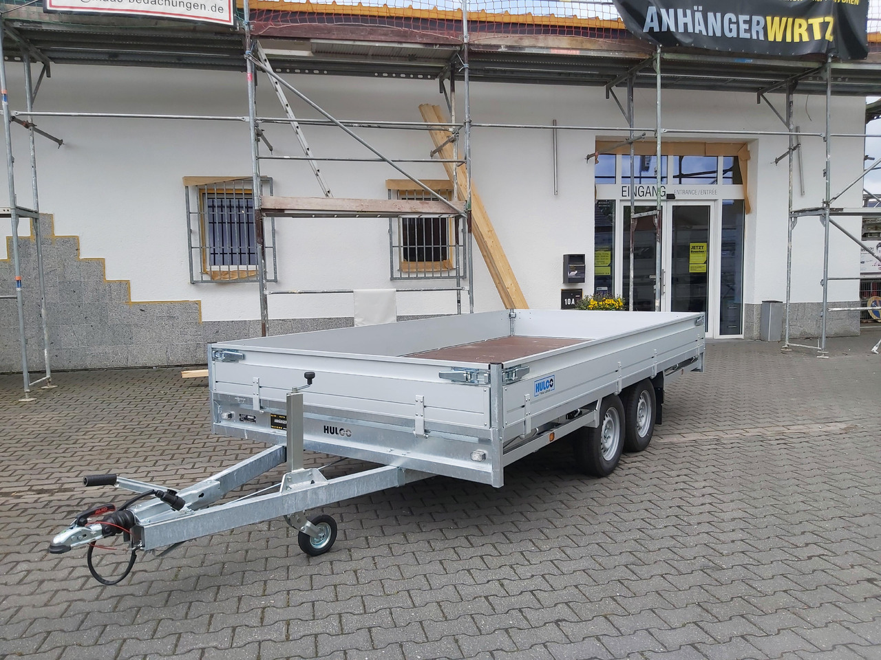 MEDAX - 2 3000 405x203x30cm 12" niedrig Fahrwerk (XL) 3000kg - Dropside/ Flatbed trailer: picture 1 MEDAX - 2 3000 405x203x30cm 12" niedrig Fahrwerk (XL) 3000kg - Dropside/ Flatbed trailer: picture 1