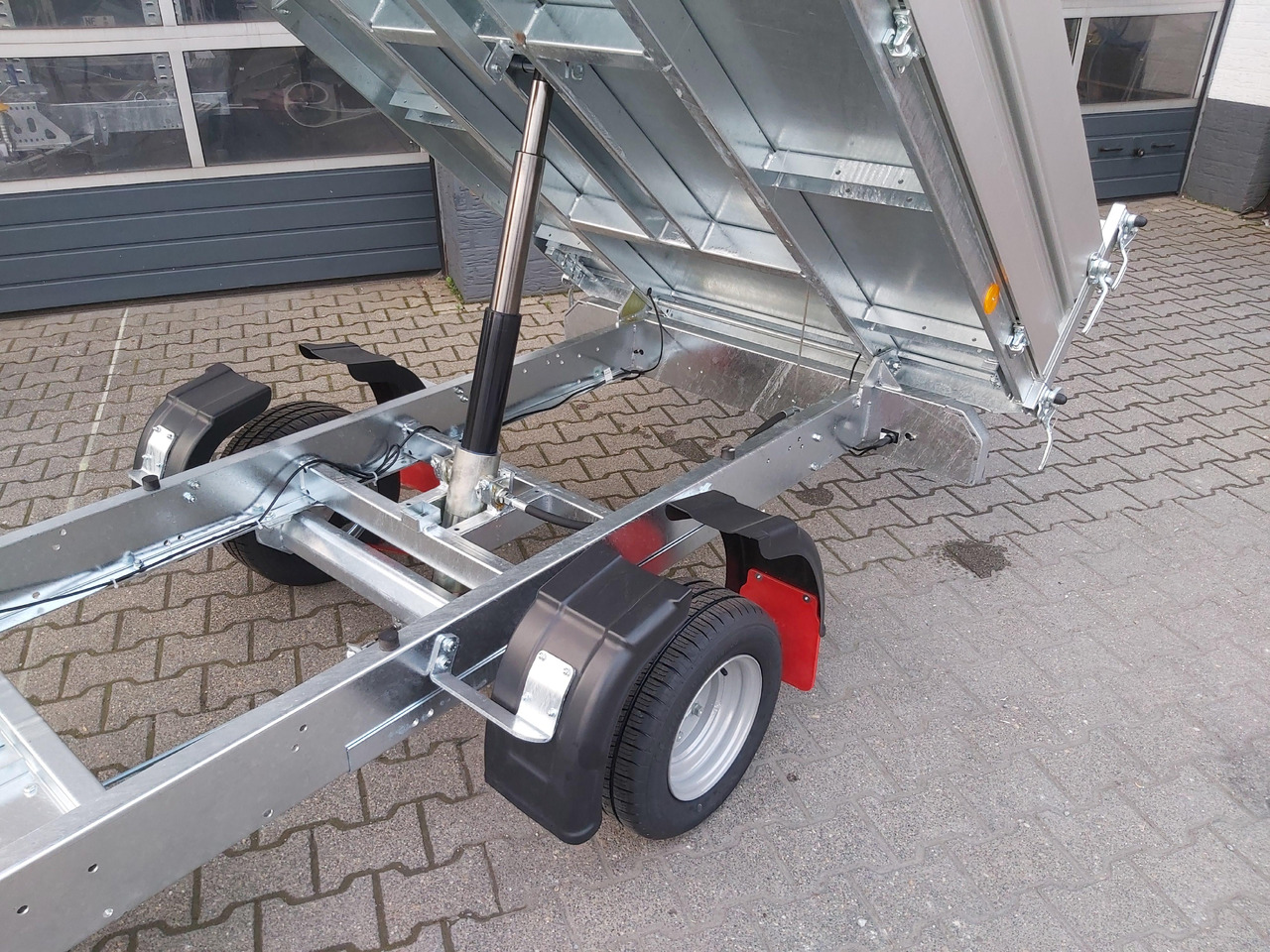 Pongratz Kipper RK 2600/15 G-AL 260x151x36cm Stahlboden Pendelklappe 10" 1500kg Aktion - Tipper trailer: picture 3 Pongratz Kipper RK 2600/15 G-AL 260x151x36cm Stahlboden Pendelklappe 10" 1500kg Aktion - Tipper trailer: picture 3