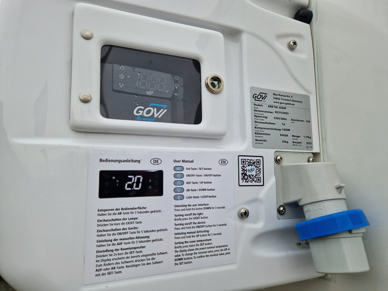 Tiefkühlanhänger 2719 F4 408x175x190cm GOVI Arktik 2000P Aluboden 2700kg - Refrigerator trailer: picture 3 Tiefkühlanhänger 2719 F4 408x175x190cm GOVI Arktik 2000P Aluboden 2700kg - Refrigerator trailer: picture 3