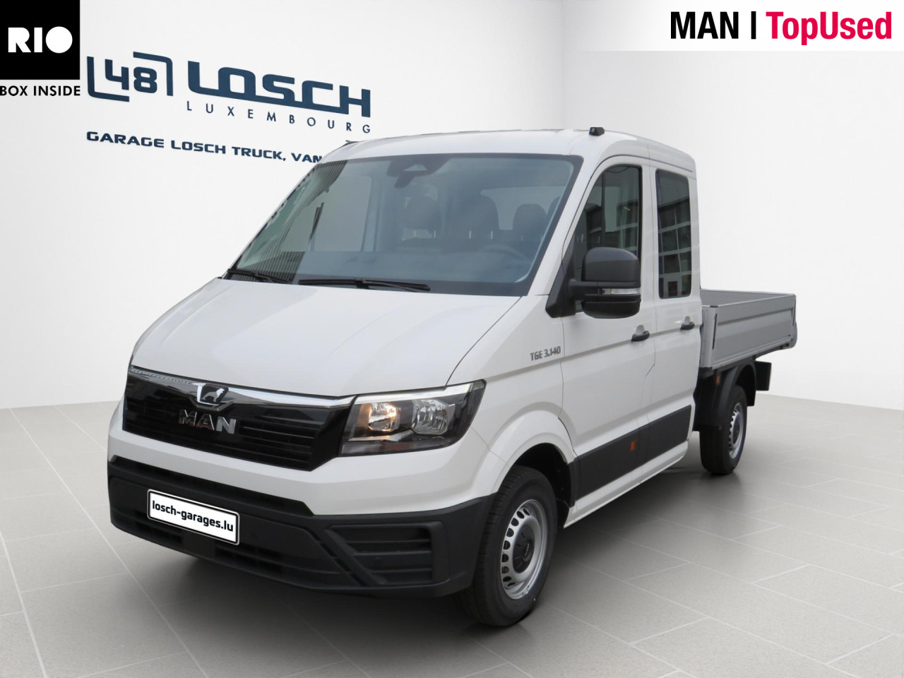 MAN TGE 3.140 4X2F L3 SB Doka Pritsche - Open body delivery van, Combi van: picture 1 MAN TGE 3.140 4X2F L3 SB Doka Pritsche - Open body delivery van, Combi van: picture 1