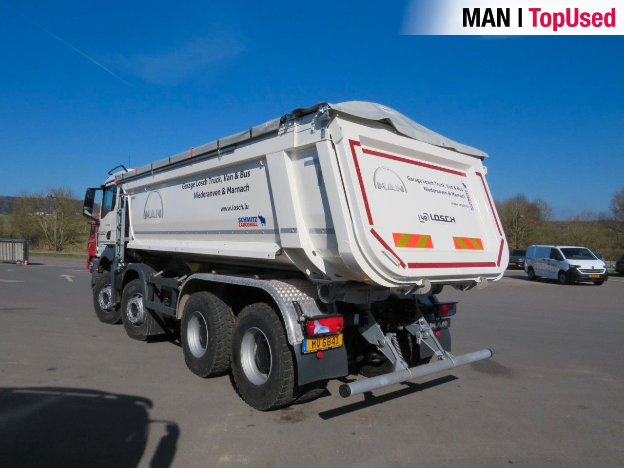MAN TGS 41.480 8x4 BB CH Schmitz Muldenkipper Klima - Skip loader truck: picture 4 MAN TGS 41.480 8x4 BB CH Schmitz Muldenkipper Klima - Skip loader truck: picture 4