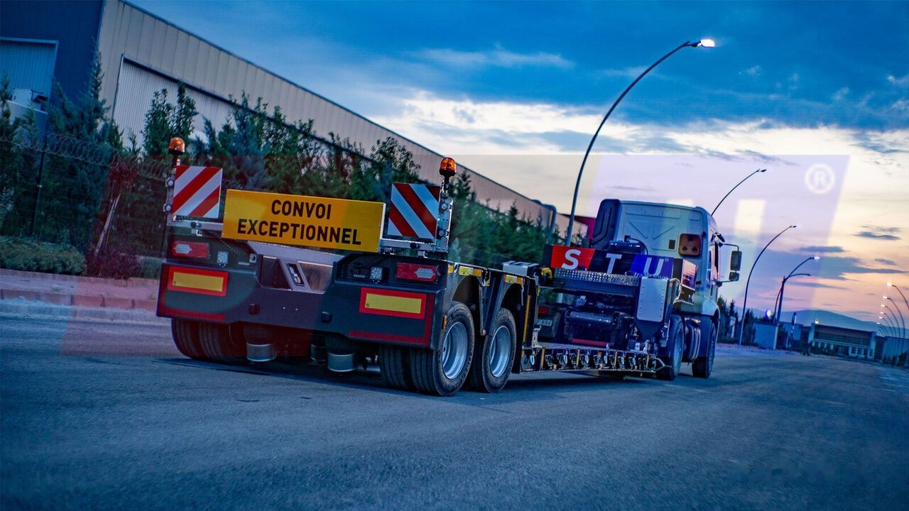 New Low loader semi-trailer STU 2 Axle Extendable Low Loader: picture 21