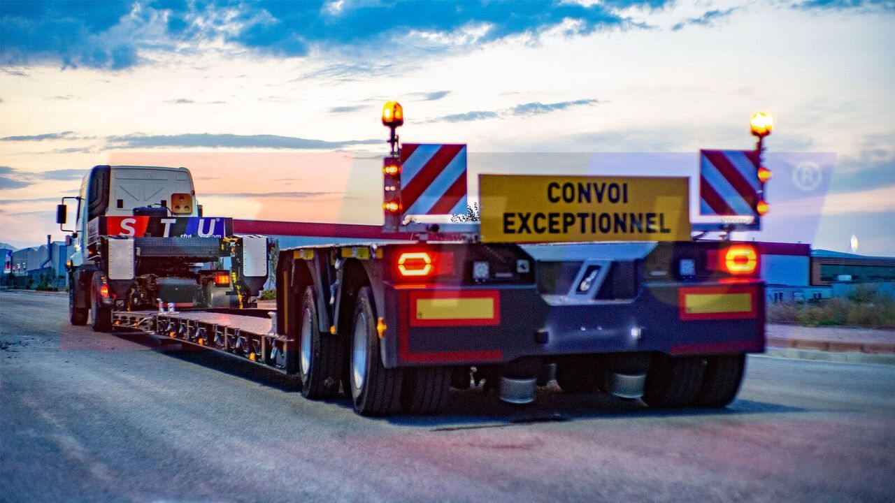 New Low loader semi-trailer STU 2 Axle Extendable Low Loader: picture 9