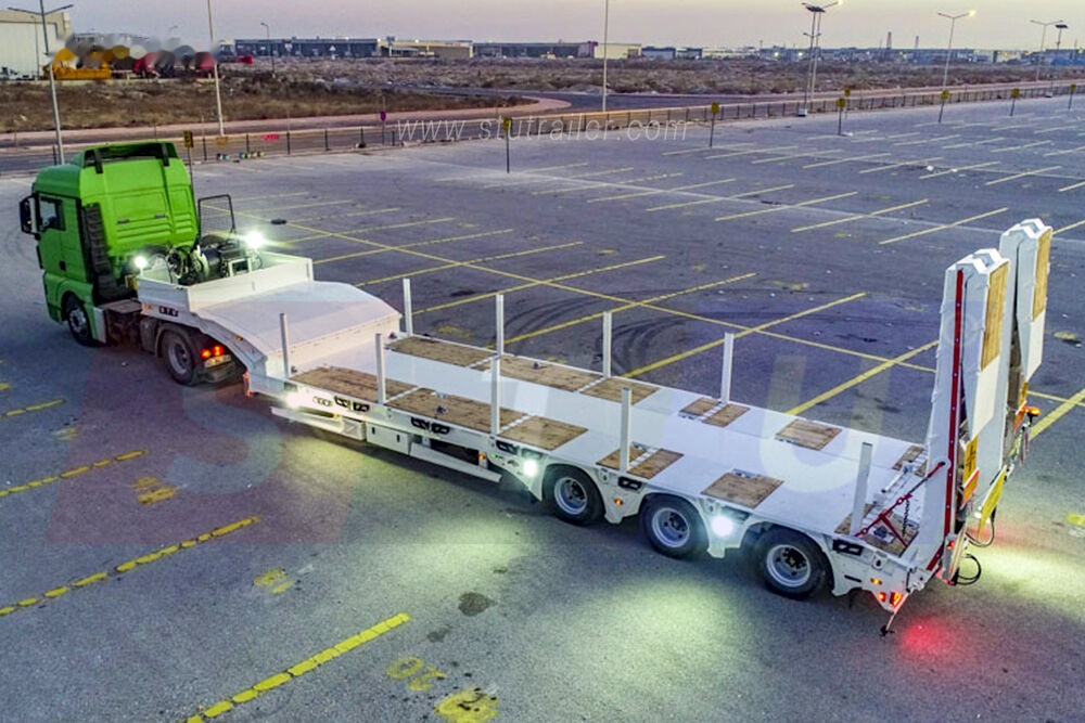 STU 3 Axles Lowbed Trailer - Low loader semi-trailer: picture 1 STU 3 Axles Lowbed Trailer - Low loader semi-trailer: picture 1
