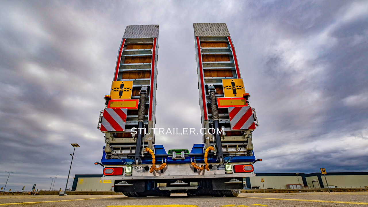 New Low loader semi-trailer STU 5 Axle Hydraulic Steering Extendable Low Laoder: picture 12 New Low loader semi-trailer STU 5 Axle Hydraulic Steering Extendable Low Laoder: picture 12