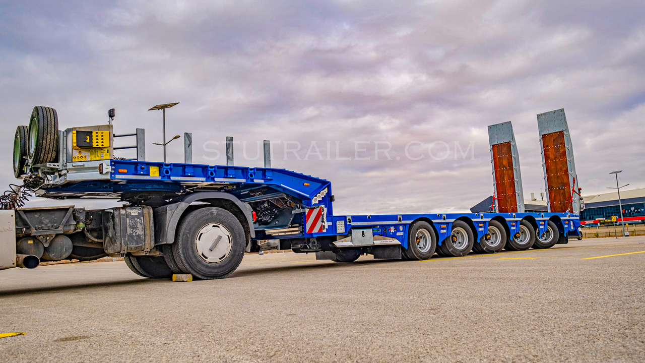 New Low loader semi-trailer STU 5 Axle Hydraulic Steering Extendable Low Laoder: picture 20 New Low loader semi-trailer STU 5 Axle Hydraulic Steering Extendable Low Laoder: picture 20
