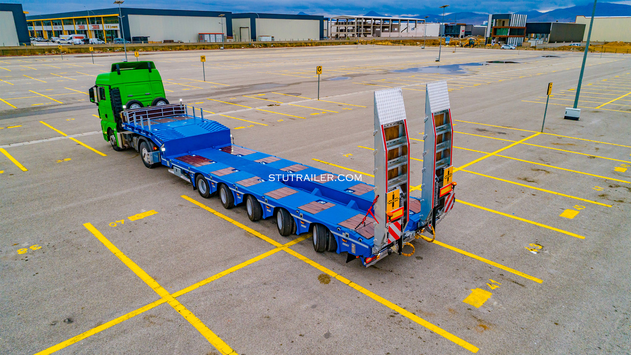 New Low loader semi-trailer STU 5 Axle Hydraulic Steering Extendable Low Laoder: picture 24 New Low loader semi-trailer STU 5 Axle Hydraulic Steering Extendable Low Laoder: picture 24