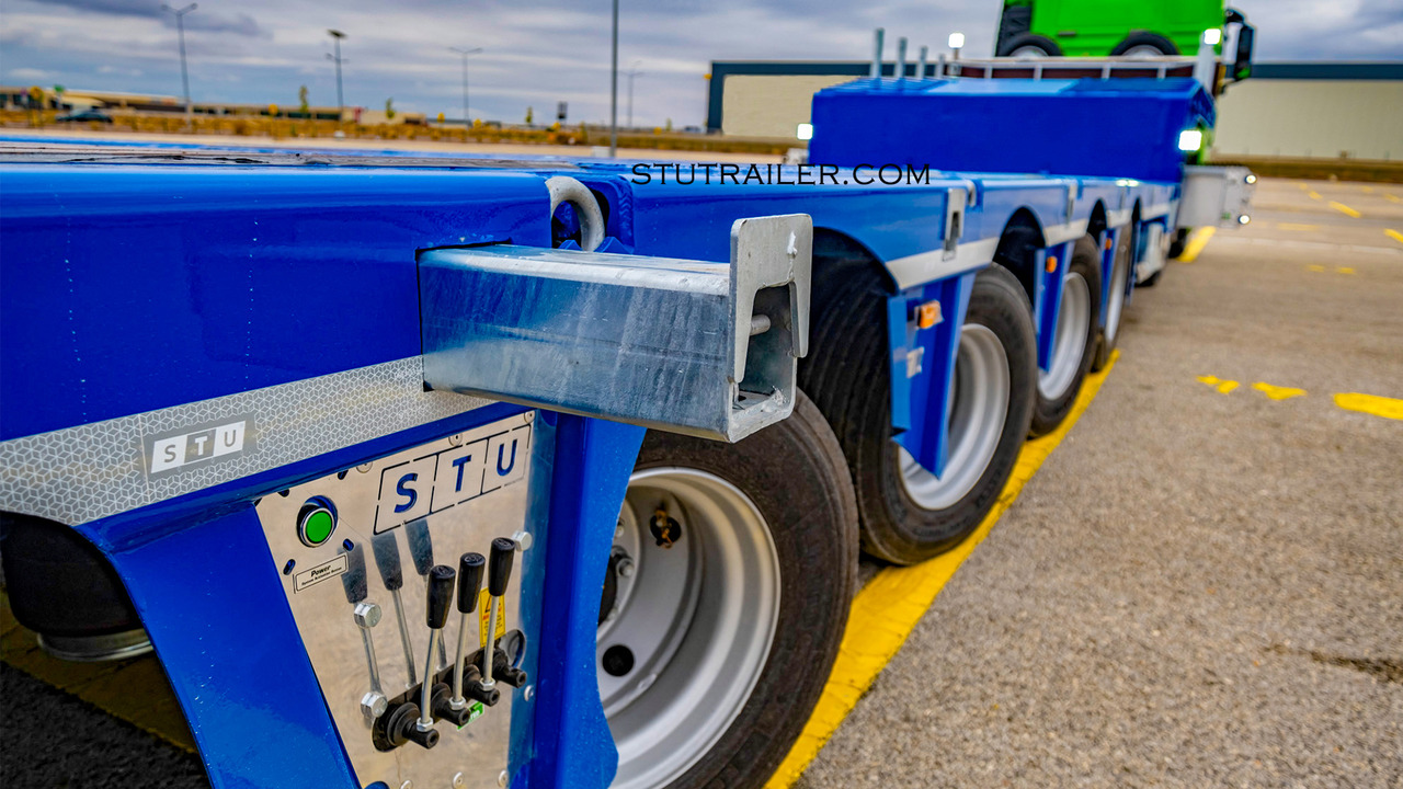 New Low loader semi-trailer STU 5 Axle Hydraulic Steering Extendable Low Laoder: picture 9 New Low loader semi-trailer STU 5 Axle Hydraulic Steering Extendable Low Laoder: picture 9