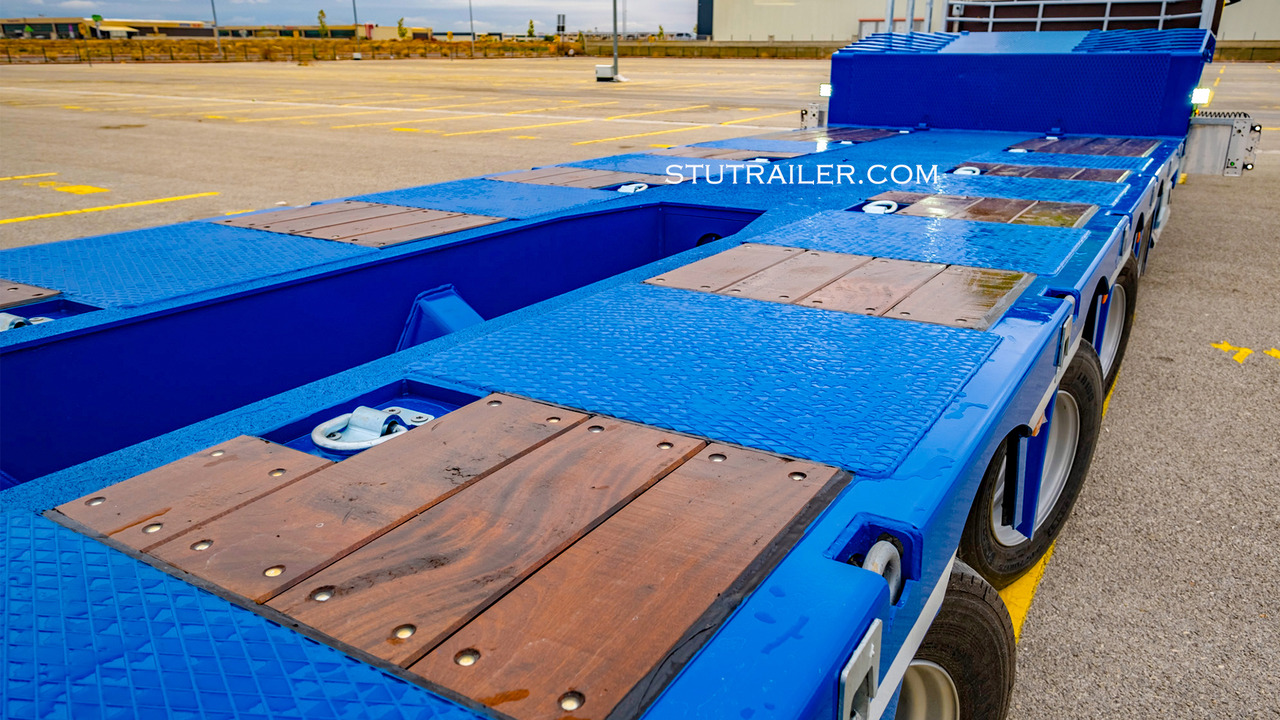 New Low loader semi-trailer STU 5 Axle Hydraulic Steering Extendable Low Laoder: picture 10 New Low loader semi-trailer STU 5 Axle Hydraulic Steering Extendable Low Laoder: picture 10