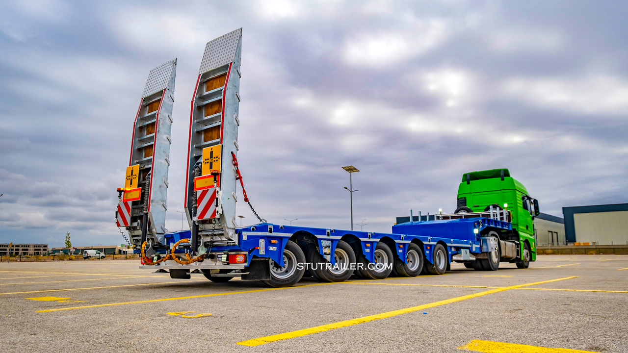 New Low loader semi-trailer STU 5 Axle Hydraulic Steering Extendable Low Laoder: picture 15 New Low loader semi-trailer STU 5 Axle Hydraulic Steering Extendable Low Laoder: picture 15