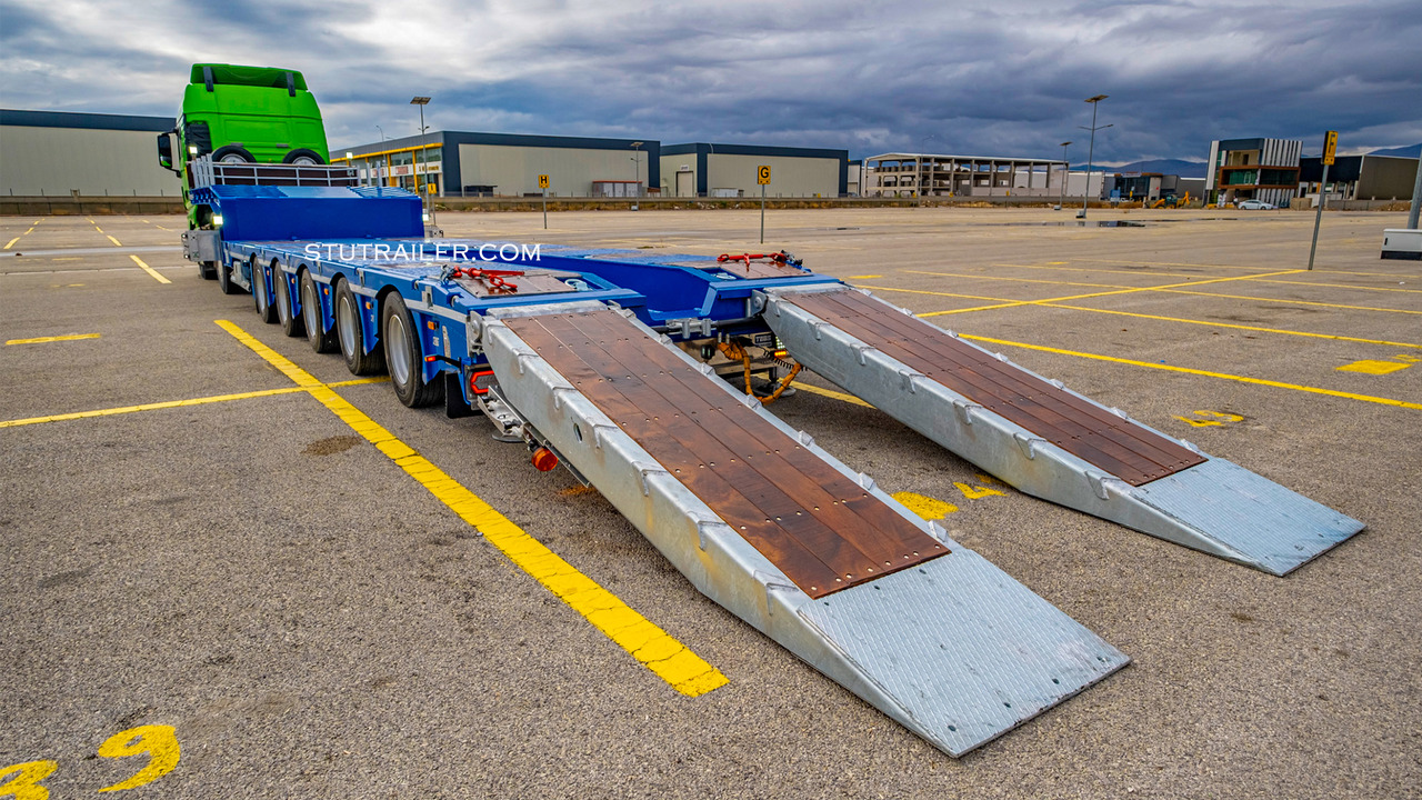 New Low loader semi-trailer STU 5 Axle Hydraulic Steering Extendable Low Laoder: picture 5 New Low loader semi-trailer STU 5 Axle Hydraulic Steering Extendable Low Laoder: picture 5