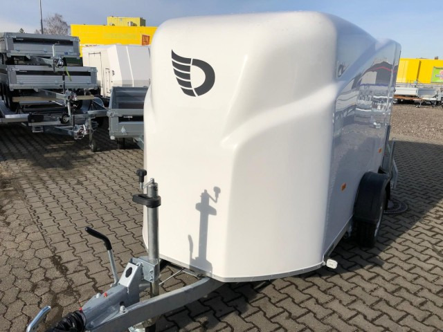 Cheval Liberte Debon Cargo 2 Poly + Türe weiß 1300 kg, 100 km/h, 300x155x168cm - Closed box trailer: picture 2 Cheval Liberte Debon Cargo 2 Poly + Türe weiß 1300 kg, 100 km/h, 300x155x168cm - Closed box trailer: picture 2