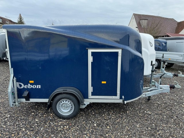 Cheval Liberte Debon Fourgon Cargo 2 Poly + Türe blau 1300 kg, 100 km/h, 300x155x168cm - Closed box trailer: picture 3 Cheval Liberte Debon Fourgon Cargo 2 Poly + Türe blau 1300 kg, 100 km/h, 300x155x168cm - Closed box trailer: picture 3