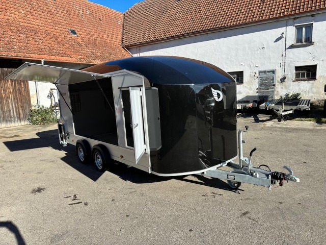 Cheval Liberte Debon Roadster C 1000 Sandwich 3500 kg, 100 km/h, 495x202x202cm - Closed box trailer: picture 2 Cheval Liberte Debon Roadster C 1000 Sandwich 3500 kg, 100 km/h, 495x202x202cm - Closed box trailer: picture 2