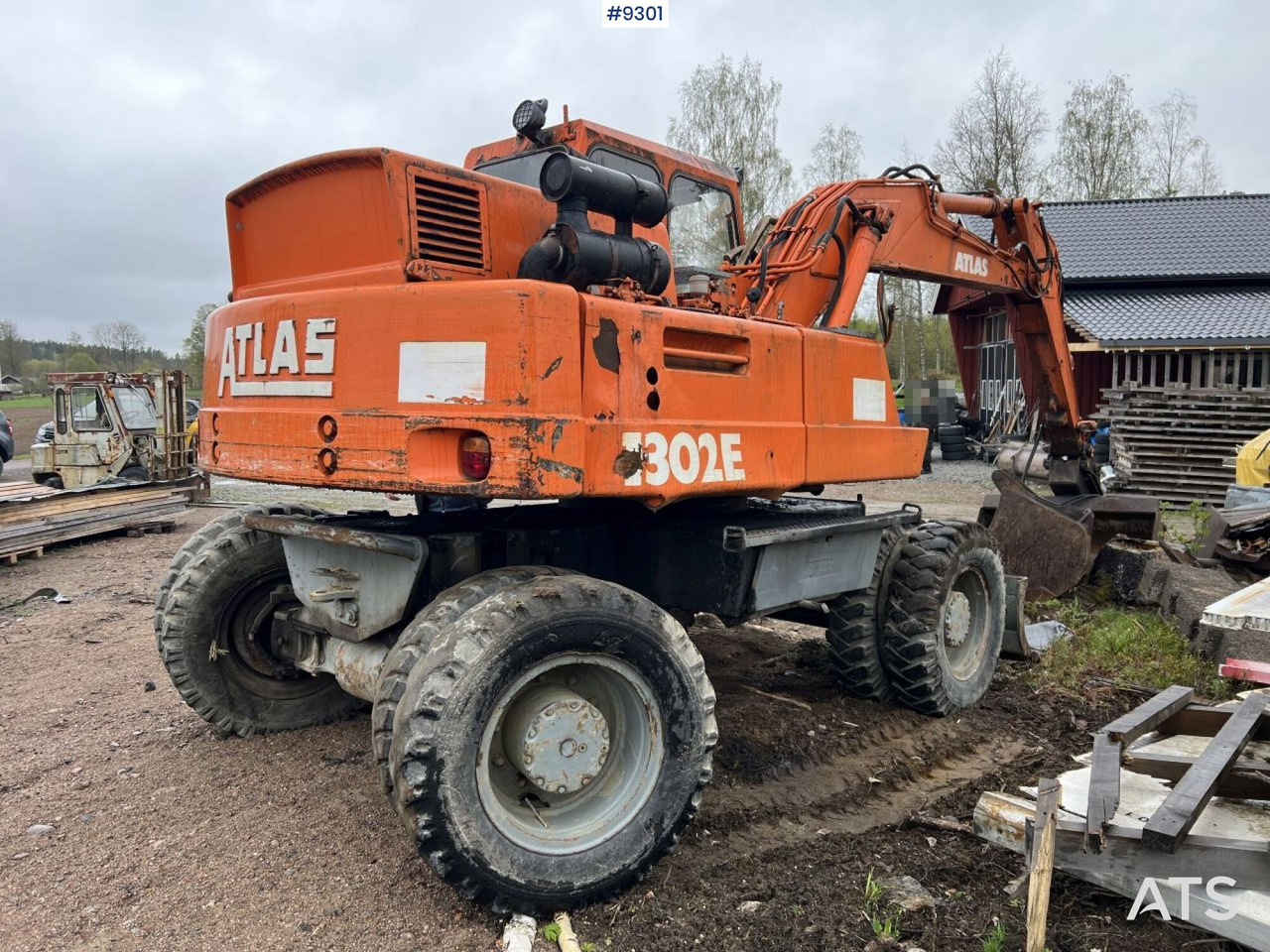 Atlas 1302 E Wheeled excavator with attachments (VIDEO) - Wheel excavator: picture 5 Atlas 1302 E Wheeled excavator with attachments (VIDEO) - Wheel excavator: picture 5