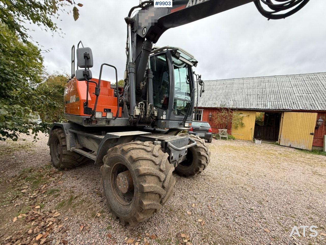 Atlas 160 wheel excavator with tiltrotator and attachments - Wheel excavator: picture 2 Atlas 160 wheel excavator with tiltrotator and attachments - Wheel excavator: picture 2