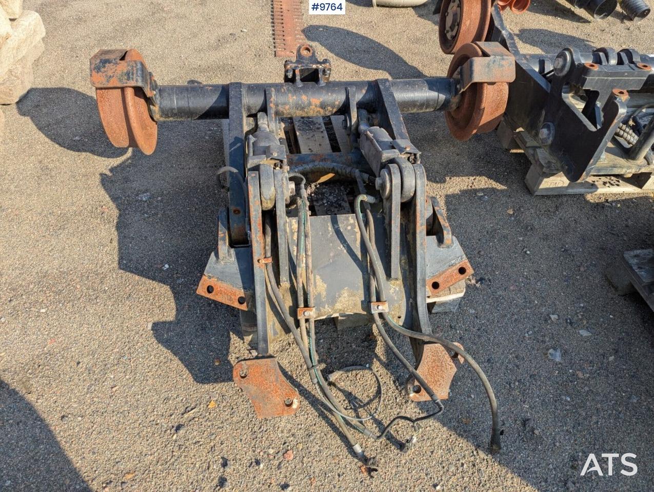 Rail wheel Huddig - Attachment for Construction machinery: picture 1 Rail wheel Huddig - Attachment for Construction machinery: picture 1