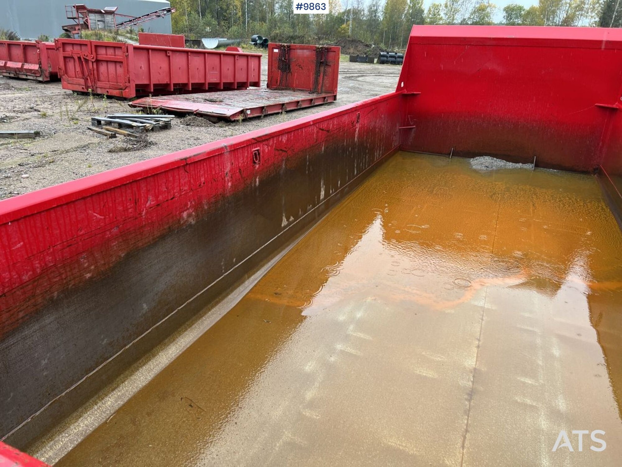 Roll-off container B.K:s Lastväxlarflak - Sparsamt använd: picture 17