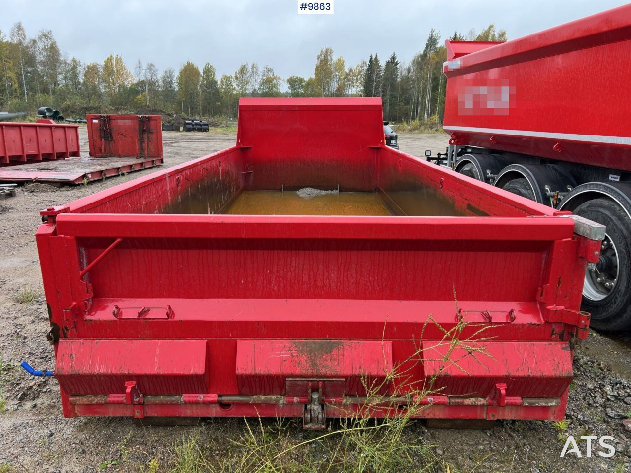 Roll-off container B.K:s Lastväxlarflak - Sparsamt använd: picture 12