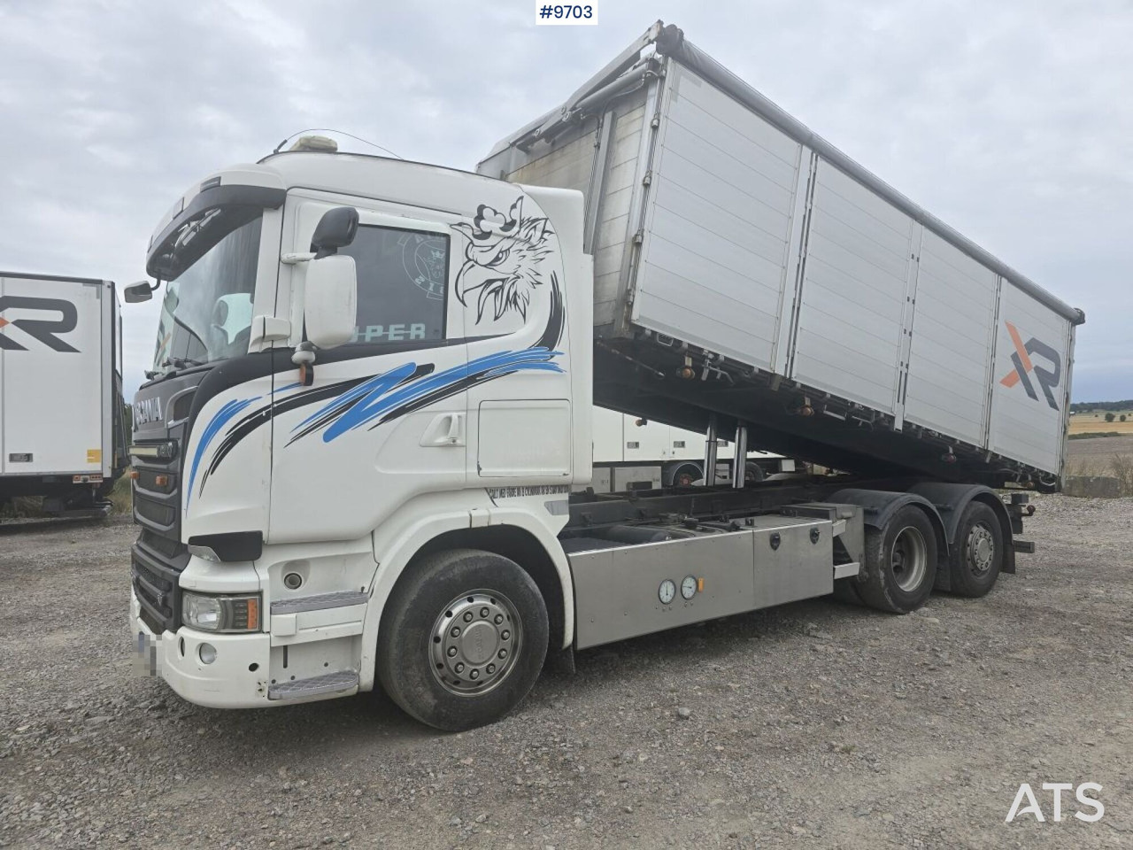 Grain truck Scania R580 (SEE VIDEO) - Tipper: picture 1 Grain truck Scania R580 (SEE VIDEO) - Tipper: picture 1
