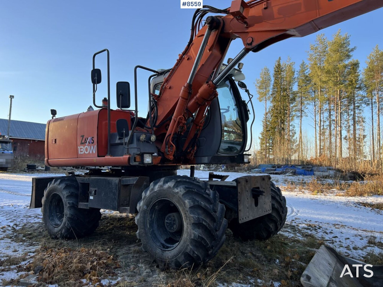 Hitachi ZX130W Wheeled excavator - Wheel excavator: picture 4 Hitachi ZX130W Wheeled excavator - Wheel excavator: picture 4