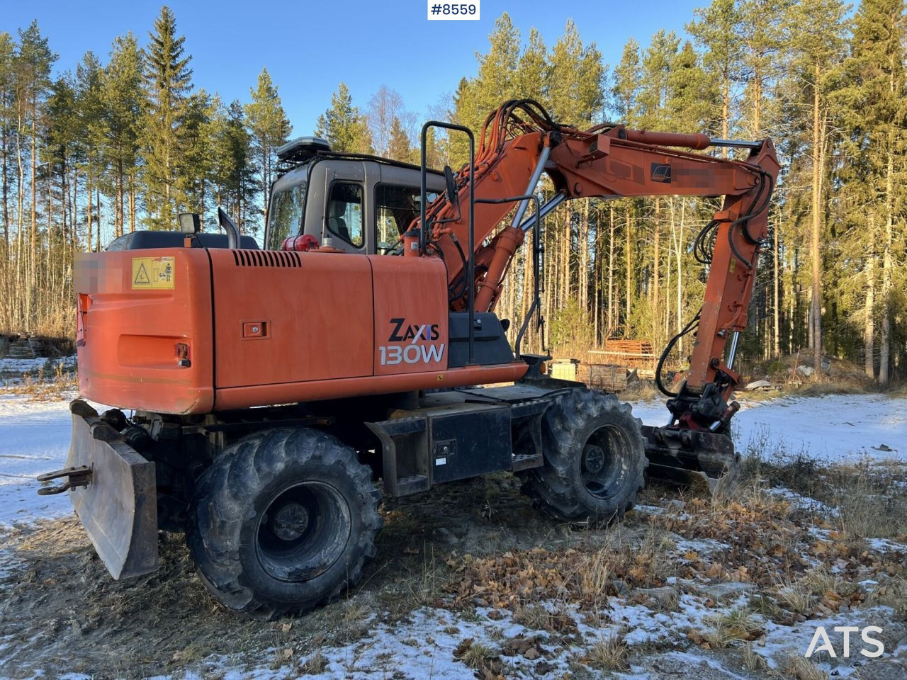 Hitachi ZX130W Wheeled excavator - Wheel excavator: picture 3 Hitachi ZX130W Wheeled excavator - Wheel excavator: picture 3