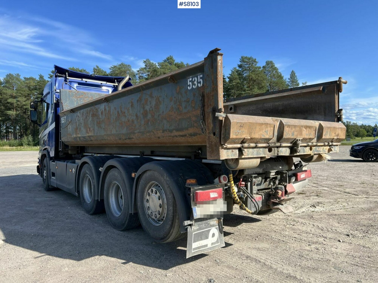 Hook truck, Scania R580, Joab L27 Hook - Hook lift truck: picture 4 Hook truck, Scania R580, Joab L27 Hook - Hook lift truck: picture 4