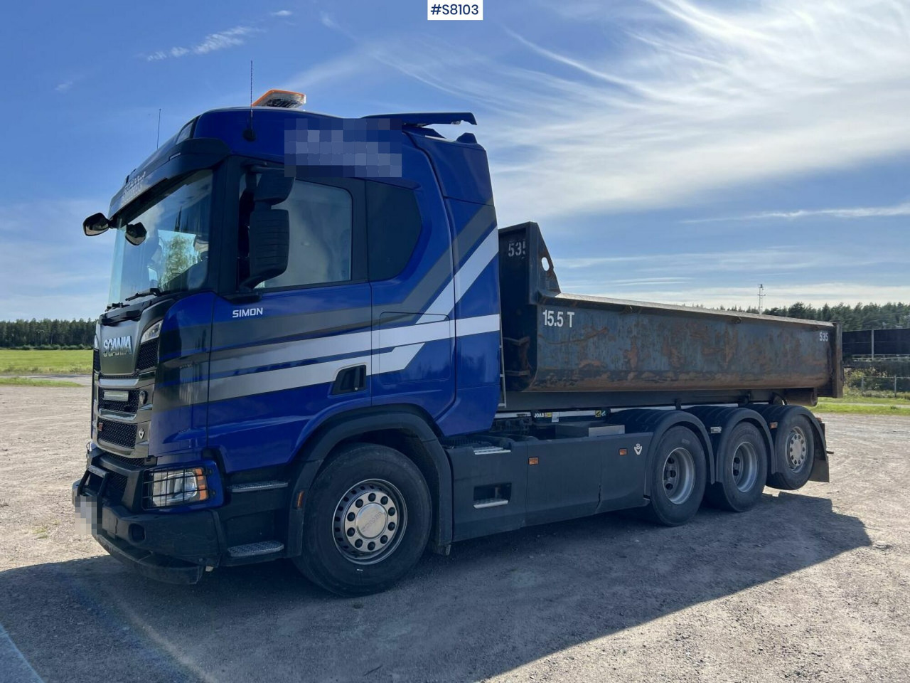Hook truck, Scania R580, Joab L27 Hook - Hook lift truck: picture 2 Hook truck, Scania R580, Joab L27 Hook - Hook lift truck: picture 2