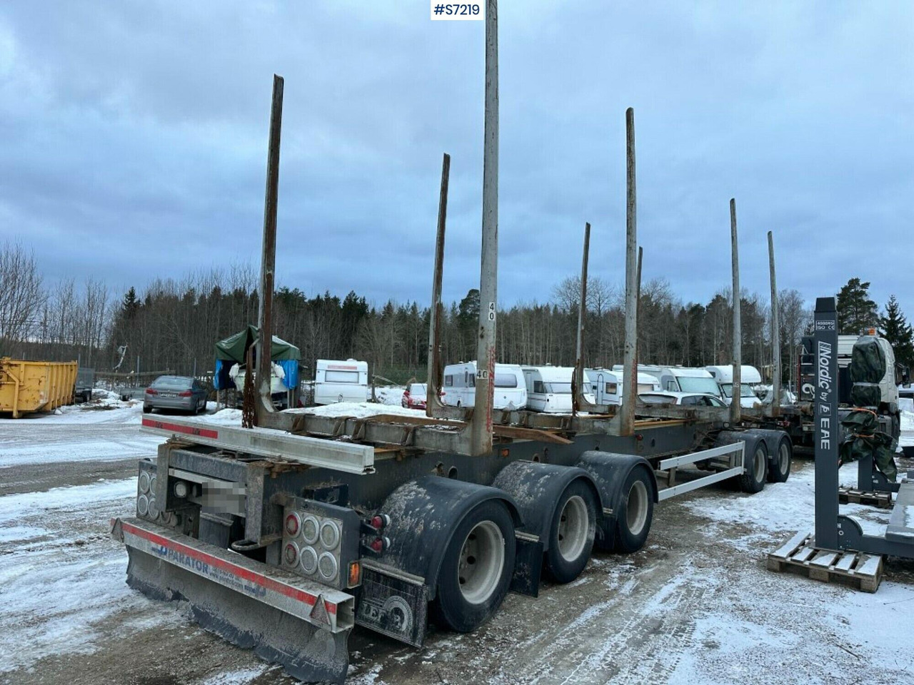 Logging trailer 5-axles, Parator SV 18-24 - Timber trailer: picture 5 Logging trailer 5-axles, Parator SV 18-24 - Timber trailer: picture 5