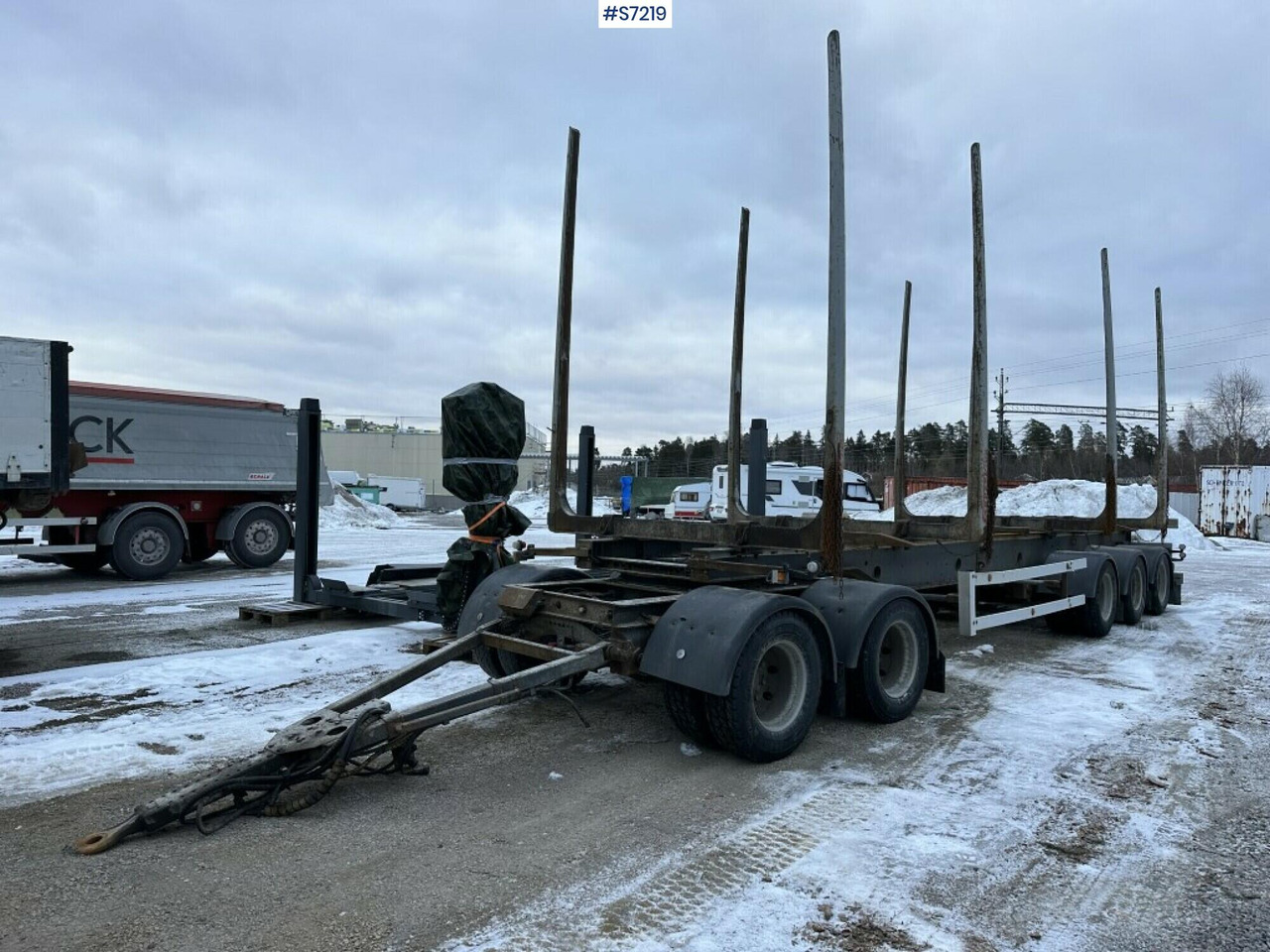Logging trailer 5-axles, Parator SV 18-24 - Timber trailer: picture 1 Logging trailer 5-axles, Parator SV 18-24 - Timber trailer: picture 1