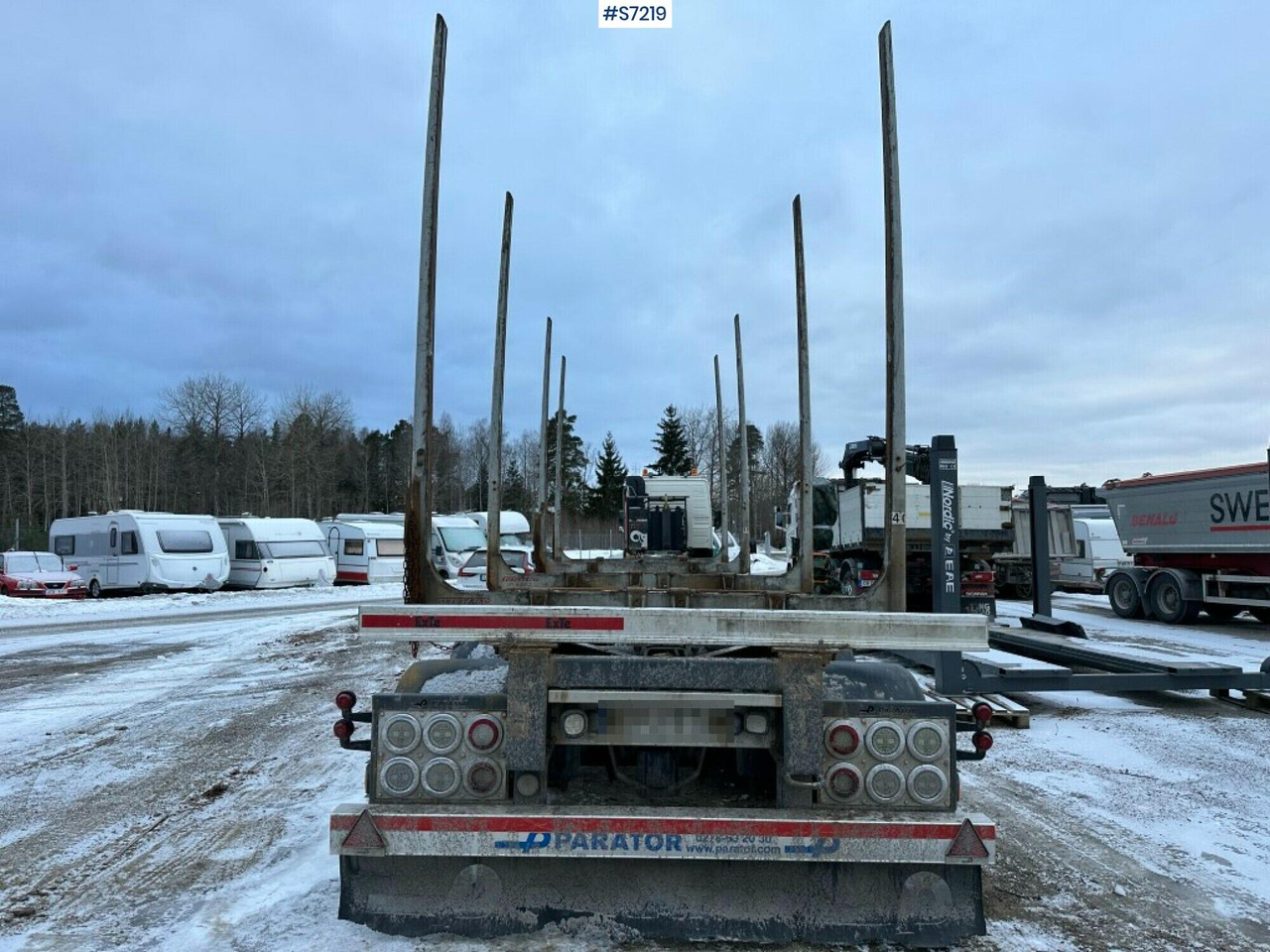 Logging trailer 5-axles, Parator SV 18-24 - Timber trailer: picture 4 Logging trailer 5-axles, Parator SV 18-24 - Timber trailer: picture 4