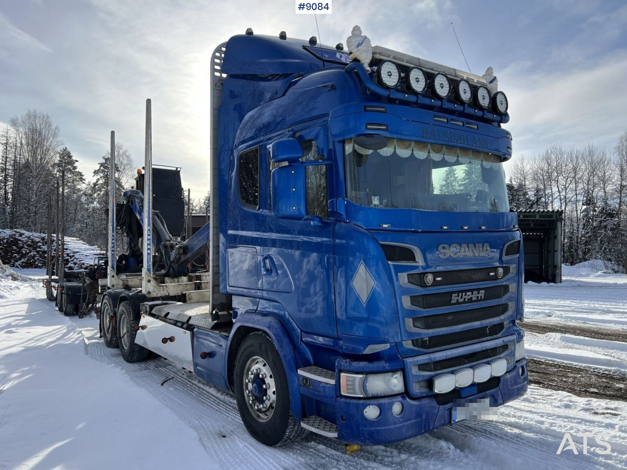 SCANIA R580 6X4 Logging truck with crane (VIDEO) - Timber truck: picture 2 SCANIA R580 6X4 Logging truck with crane (VIDEO) - Timber truck: picture 2