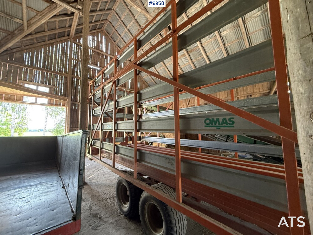 Self-loading trailer small bale Omas CB170 S - Silage equipment, Trailer: picture 1 Self-loading trailer small bale Omas CB170 S - Silage equipment, Trailer: picture 1