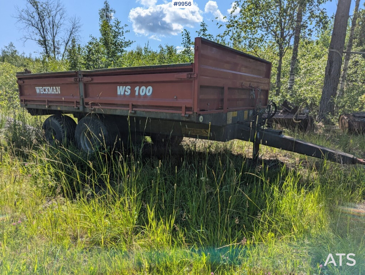 Tipper Weckman WS100 - Tipper trailer: picture 5 Tipper Weckman WS100 - Tipper trailer: picture 5