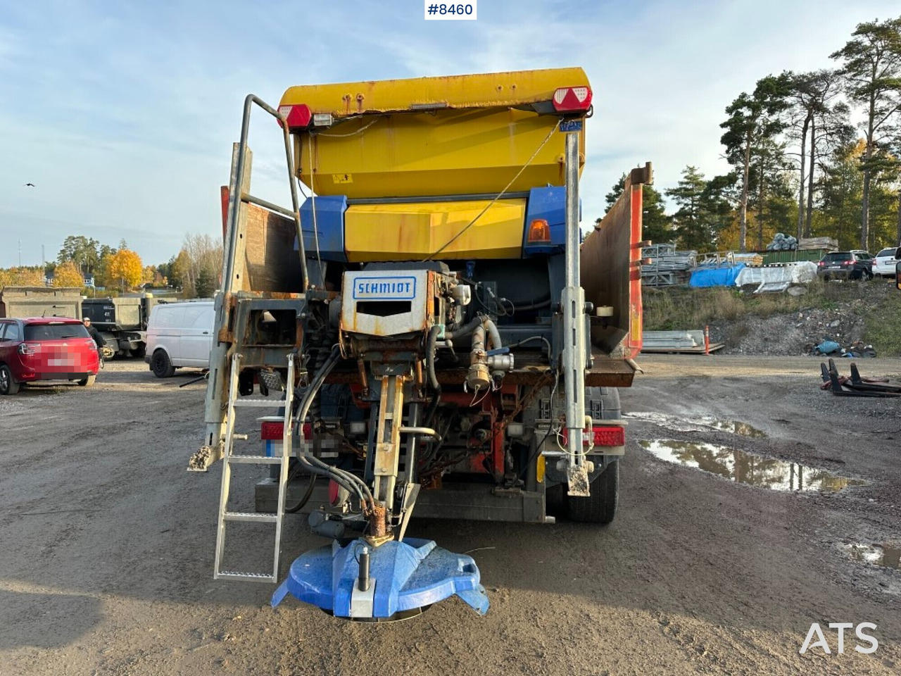Tipper truck, Scania G410, Front plow, Salt spreader (See video) - Tipper, Snow removal vehicle: picture 4 Tipper truck, Scania G410, Front plow, Salt spreader (See video) - Tipper, Snow removal vehicle: picture 4