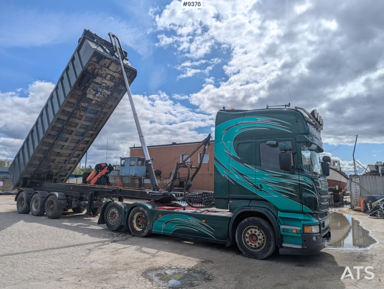 Truck unit Scania R730 V8 6X2 with RKP tipping trailer (VIDEO) - Tractor unit: picture 2 Truck unit Scania R730 V8 6X2 with RKP tipping trailer (VIDEO) - Tractor unit: picture 2