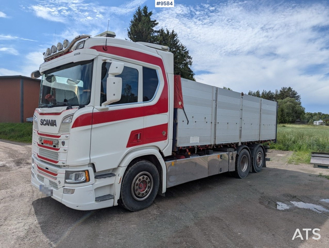 Truck / Grain truck Scania R580 6X2 - Box truck: picture 1 Truck / Grain truck Scania R580 6X2 - Box truck: picture 1