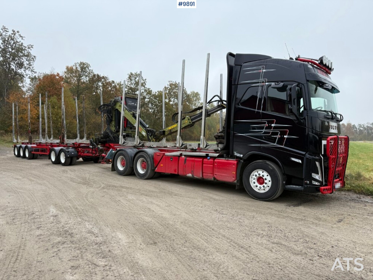 Volvo FH64 R Timber truck, trailer and crane - Timber truck, Crane truck: picture 1 Volvo FH64 R Timber truck, trailer and crane - Timber truck, Crane truck: picture 1